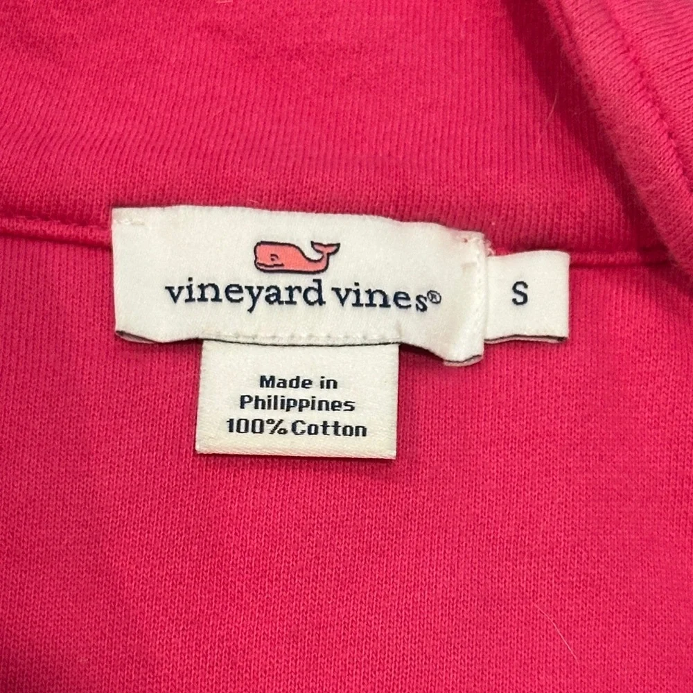 Vineyard Vines women’s shep shirt size small hot pink and blue - Picture 3 of 3